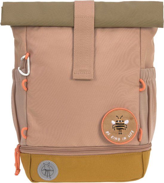 Lässig Mini Rolltop Rugzak - Nature hazelnut - 9L - Kinderen