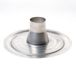 Dyka Plaque de montage 75mm aluminium pour capuchon de ventilation