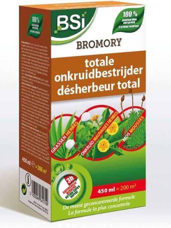 Bsi Herbex Bromory 450ml : tegen onkruid, gras en mos