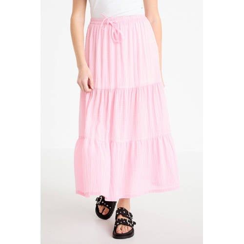 Cache Cache midi rok met krijtstreep