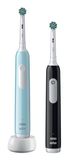 Oral-B Pro Series 1 - Elektrische Tandenborstel Duo - Zwart/Blauw - 2 Handvatten