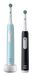 Oral-B Pro Series 1 - Brosse à dents électrique Duo - Noir/Bleu - 2 poignées