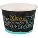 Depa IJsbeker ICE is (N)ICE Karton + PE 200ml blauw/zwart 1000 stuks