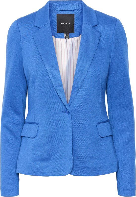 Vero Moda Blazer Vmsumijulia Ls Classic Blazer Boo 10291050 Beaucoup Blue Dames Maat - 38