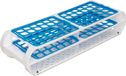 Merkloos Switch-Grid Test Tube Rack; 60 Plaatsen 13-16mm - Blauw