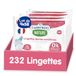 CARRYBOO Dermo-gevoelige doekjes – babydoekje zonder parfum – reinigingsmiddel zonder allergenen – rustgevende babyverzorging voor de gevoelige huid – 4 x 58