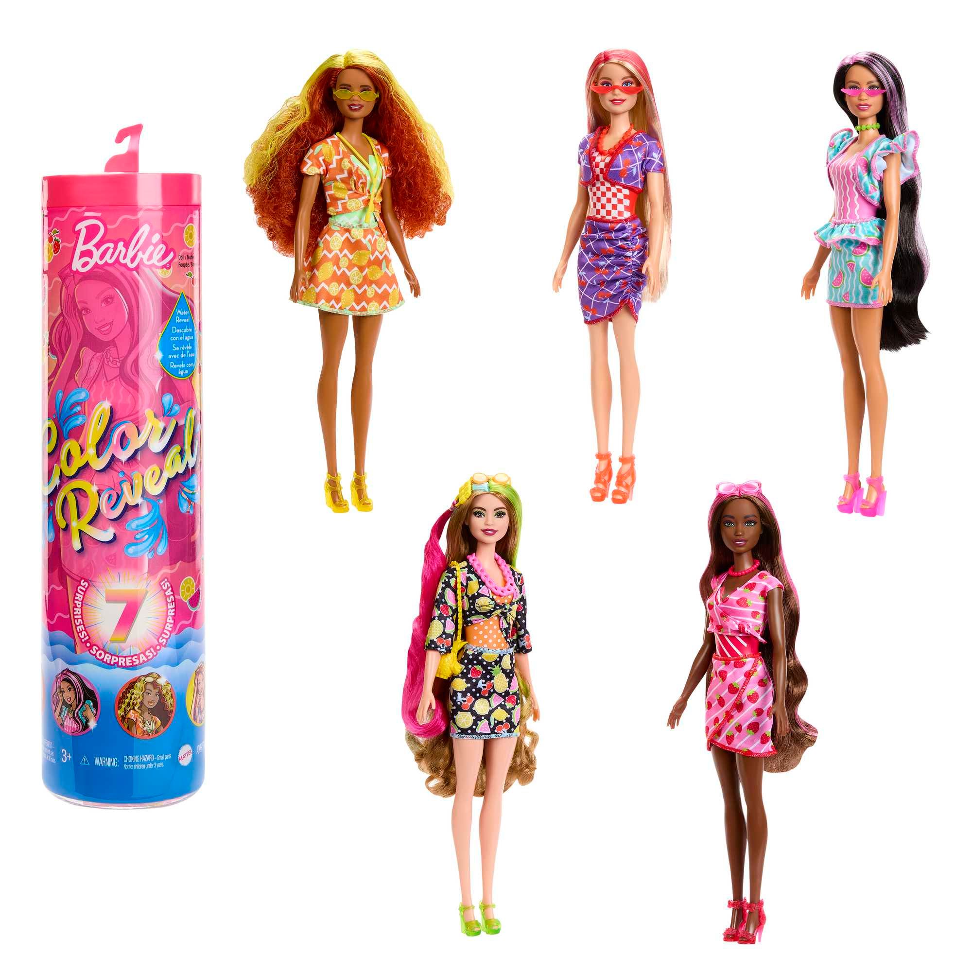 Barbie Color Reveal Sweet Fruit Series - HJX49 - Pop - Meerkleurig