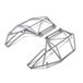 Losi Rock Rey Roll Cage Side Left and Right Gray