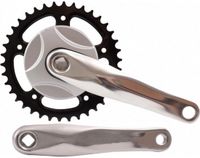 Hulzebos Cycle Parts B.V. HZB Crankstel Nexus 38T 170 mm Staal Zilver