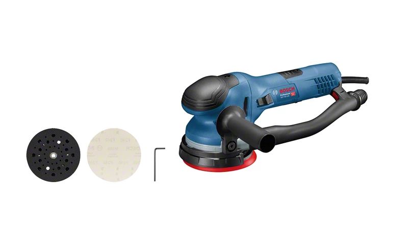 Bosch GET 55-125 Professional Excentrische Schuurmachine - 550W - 125mm - Zwart/Blauw