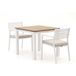 Bellagio tuinmeubelen Bellagio Rumo/Lagundo 90cm dining tuinset 3-delig stapelbaar