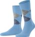 Burlington King gedessineerd katoen sokken heren blauw - maat 40-46