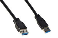 Unbekannt Verlengkabel USB 3.0 stekker A mannelijk/vrouwelijk van koper 0,5 m