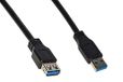 Verlengkabel LINK LKCU3050 USB-3.0 verlengkabel (5 m) naar stekker/bus, koper, USB 3.0