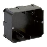 Donkere Icecat Donkere inbouwdoos voor montage van het stopcontact, 97 x 80 x 42 mm