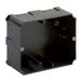 Donkere Icecat Donkere inbouwdoos voor montage van het stopcontact, 97 x 80 x 42 mm