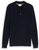 Tom Tailor Gebreide trui met polokraag - Maat S - sky captain blue