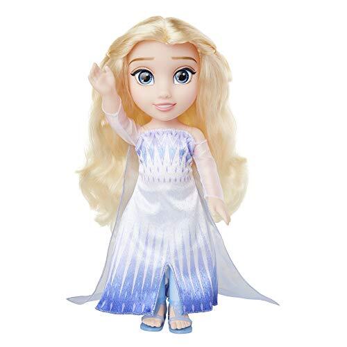 Disney Frozen Frozen 2 Elsa Pop In Ionische Epilogue Outfit, Paar schoenen en oorbellen inbegrepen - 14 inch Elsa Doll - Perfecte Pop voor Elke Frozen 2 Elsa Fan! Voor meisjes vanaf 3 jaar