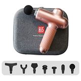 Hi5 Sportster massagepistool vibratie 7 koppen rosé goud
