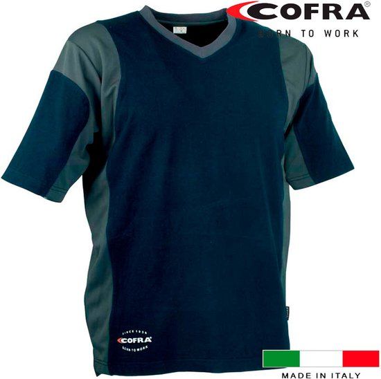 Cofra Java Heren T-Shirt - Donkerblauw - Unisex