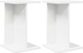vidaXL Plantenstandaard 2 stuks Wit Bewerkt Hout 25 x 25,5 x 40,5 cm