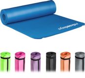 Relaxdays Yogamat - 60 x 180 cm - 1 cm dik - rood