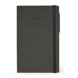 Legami - Notitieboek met stippen, My Notebook, thema Deep Graphite, medium, FSC-gecertificeerd papier, 192 pagina's, softcover, elastische sluiting, dubbele bladwijzers, 13 x 21 cm