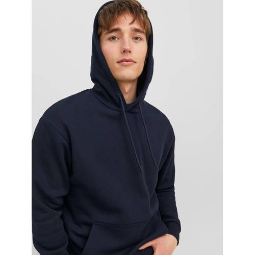 JACK & JONES ESSENTIALS hoodie JJEBRADLEY donkerblauw