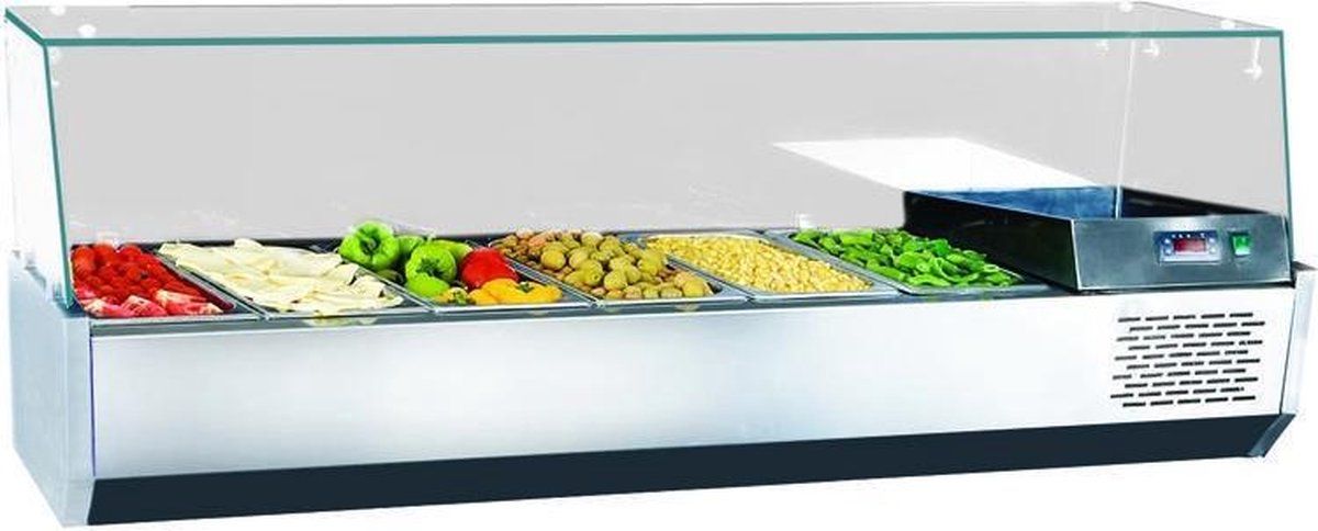 - Professionele Gekoelde Opzetvitrine