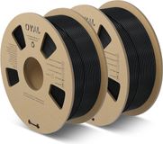 Merkloos 175 mm snelle PLA Meta-filamentdruk voor 3D-printers - betere filamentfusie - zwart - 22 kg spoel + dimensionale nauwkeurigheid +/- 002 mm