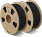 Merkloos 175 mm snelle PLA Meta-filamentdruk voor 3D-printers - betere filamentfusie - zwart - 22 kg spoel + dimensionale nauwkeurigheid +/- 002 mm