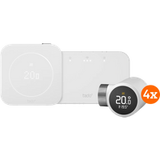 tado Draadloze Slimme ThermostaatX Multi Room Startpakket 2e Generatie (4 Radiatorknoppen)