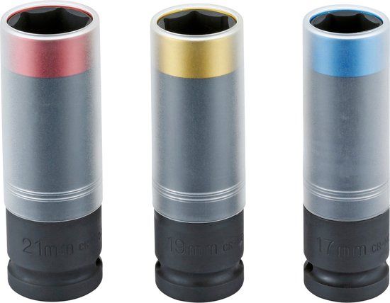 SONIC Power Doppenset 1/2 voor aluminium velgen - 3-delig