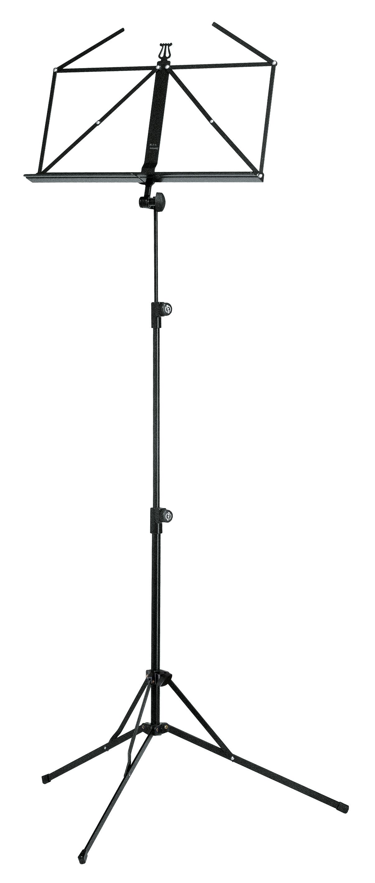 König & Meyer Muziekstandaard zwart staal 21.5 x 43.5 cm