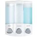 Better Living Producten, Wit 76354 Euro Series TRIO 3-kamer Zeep- en Douchedispenser