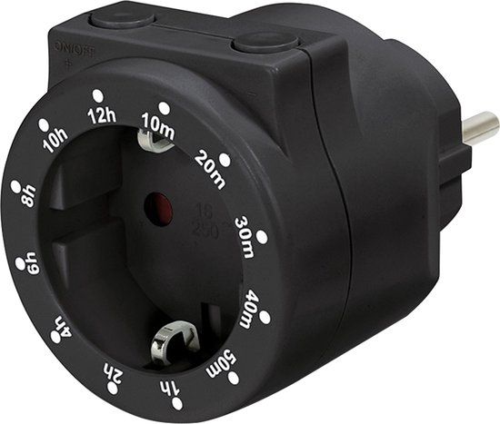 Digitale Afteltimer - CT4 - Zwart - Merkloos - 230V - Met randaarde - Voor binnen
