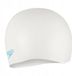 Speedo Bonnet de bain moulé uni junior Blanc/Bleu