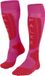 FALKE SK5 Expert Women warm dun zijde functioneel materiaal skisokken dames paars - maat 37-38