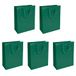 SIGEL GT500/5 grote papieren cadeautasjes - opaalgroen mat - 33 x 26 cm - 5-delige set