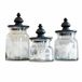 LOBERON Pot set van 3 Hakeen helder/zwart