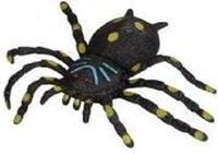 Ravensden Horror nep decoratie spin Webly 13 cm - Halloween spinnen versiering - Elastische spin met lange poten
