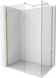 Mexen Kioto-X paroi de douche 160 x 90 cm, transparent 10 mm, or