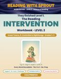 The Reading Intervention Workbook Level 2: Science of Reading Aligned · Differentiated Tier 2 & 3 · Vowel Teams, R-Controlled Vowels & Diphthongs for Struggling Readers Grades 1–3