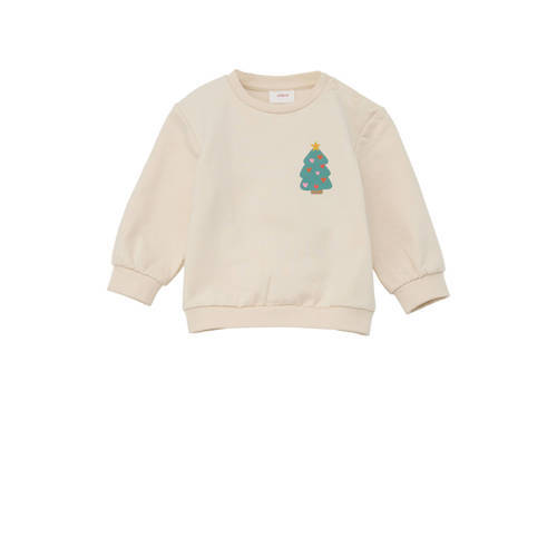 s.Oliver s.Oliver baby sweater met backprint ecru