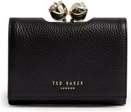 Ted Baker Roosa Rose Detail Leather Small Bobble Purse Black