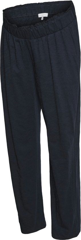 Mama Licious Broeken Zwangerschaps-shorts Navy Blazer Effen 100% Biologisch katoen Elastische band L
