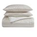 Vera Wang - Kingsize dekbedset, luxe beddengoed met bijpassende shams, designer woondecoratie (Illusion Ivoor, King)