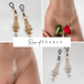 Sylvie Monthulé Gouden Bodychain Set Rain of Pearls Maat L