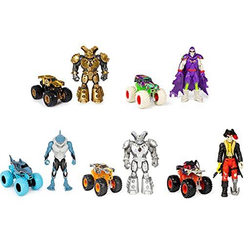 Monster Jam Max-D Monster Truck & Maximus Action Figuur - 1:64 Schaal - Stijlen Variëren
