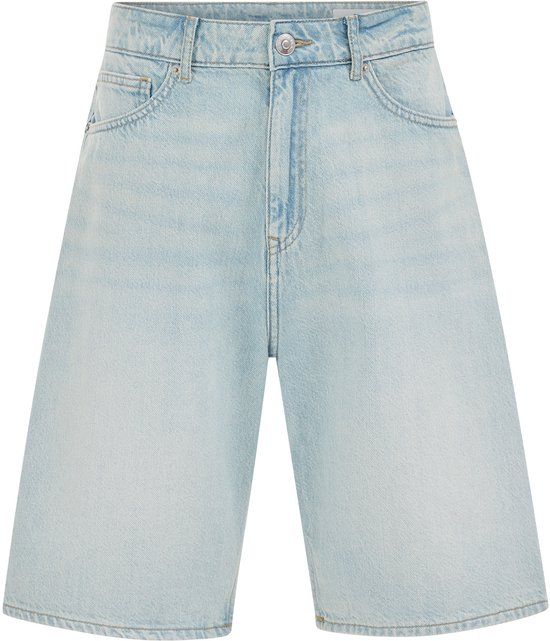 WE Fashion Heren loose fit denim short